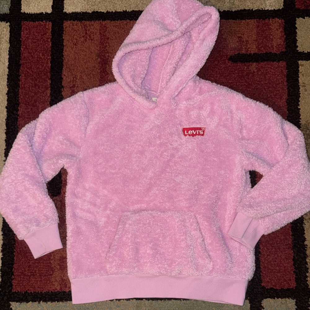 Girls Levi's‎ Sherpa Batwing Pullover Hoodie